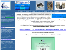 Tablet Screenshot of anagenesis-inc.com